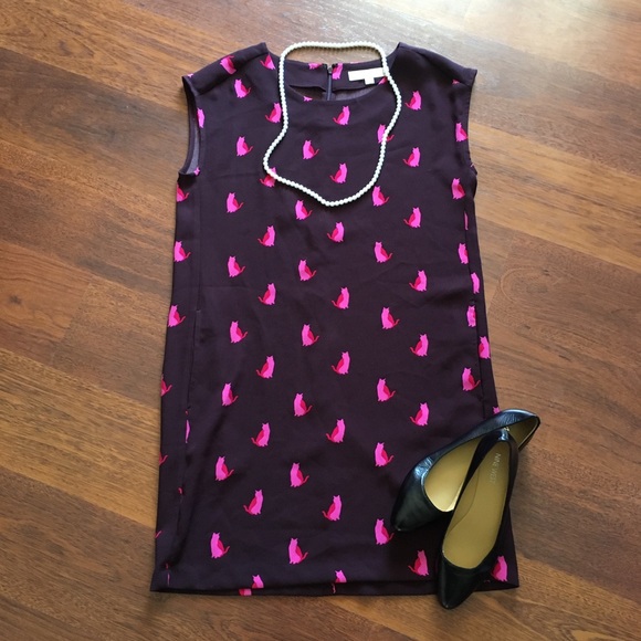 Purrrrfect Loft shift dress with pockets! - Picture 1 of 8